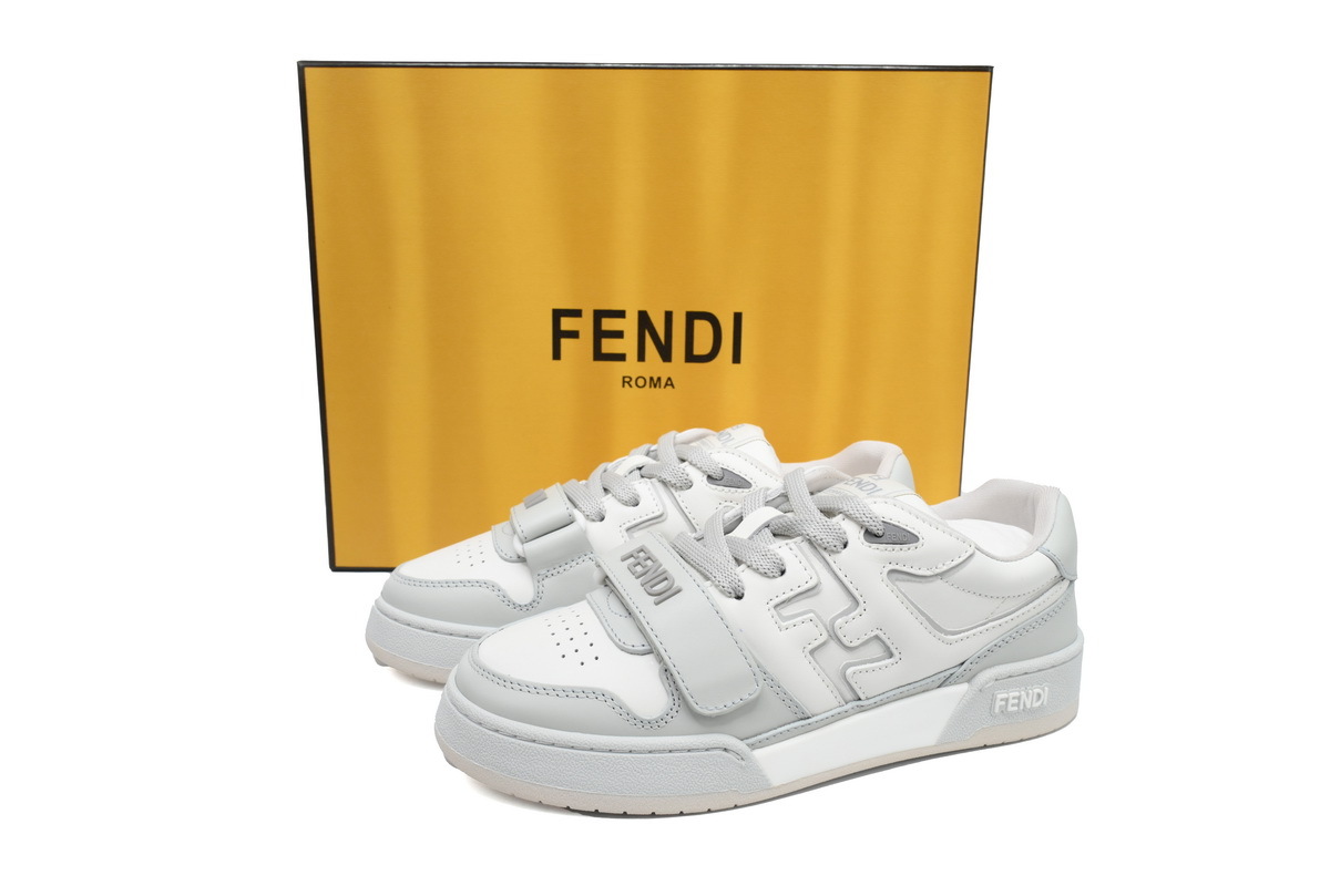 Coco Shoes Fendi Match White Grey 8E8453-AOMN-F1ME8