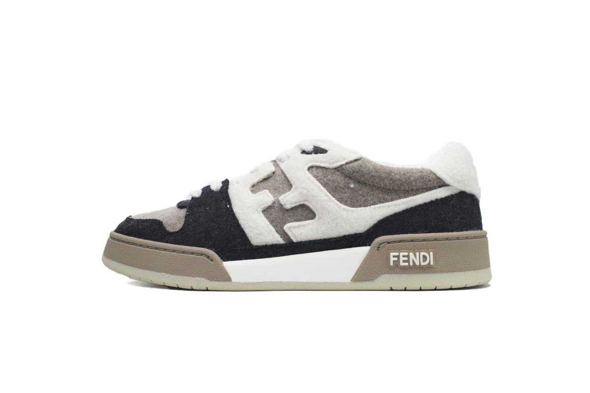 Coco Shoes Fendi Match Low Top Grey Suede 7E1493AI1N-F1IJF