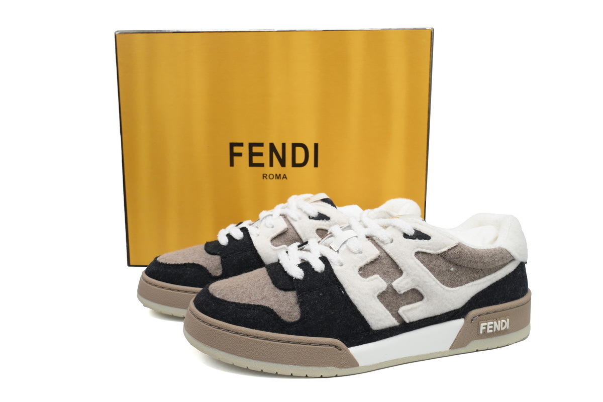 Coco Shoes Fendi Match Low Top Grey Suede 7E1493AI1N-F1IJF