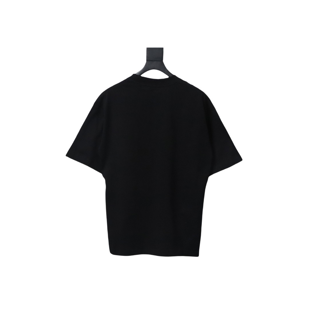 Coco Shoes Chrome Hearts Graffiti Chain T-shirt Black