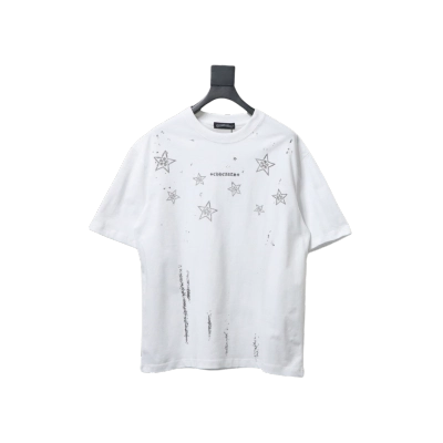Chrome Hearts Mottled Sanskrit Star Print T-shirt White 01