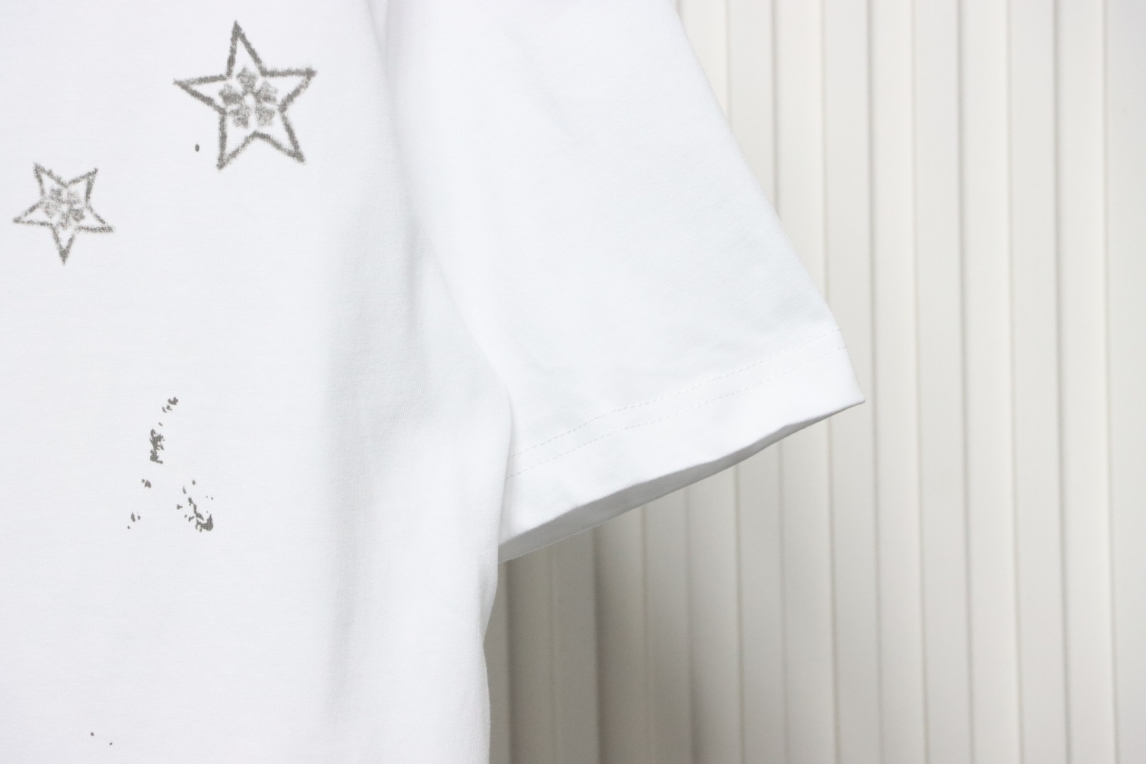 Chrome Hearts Mottled Sanskrit Star Print T-shirt White