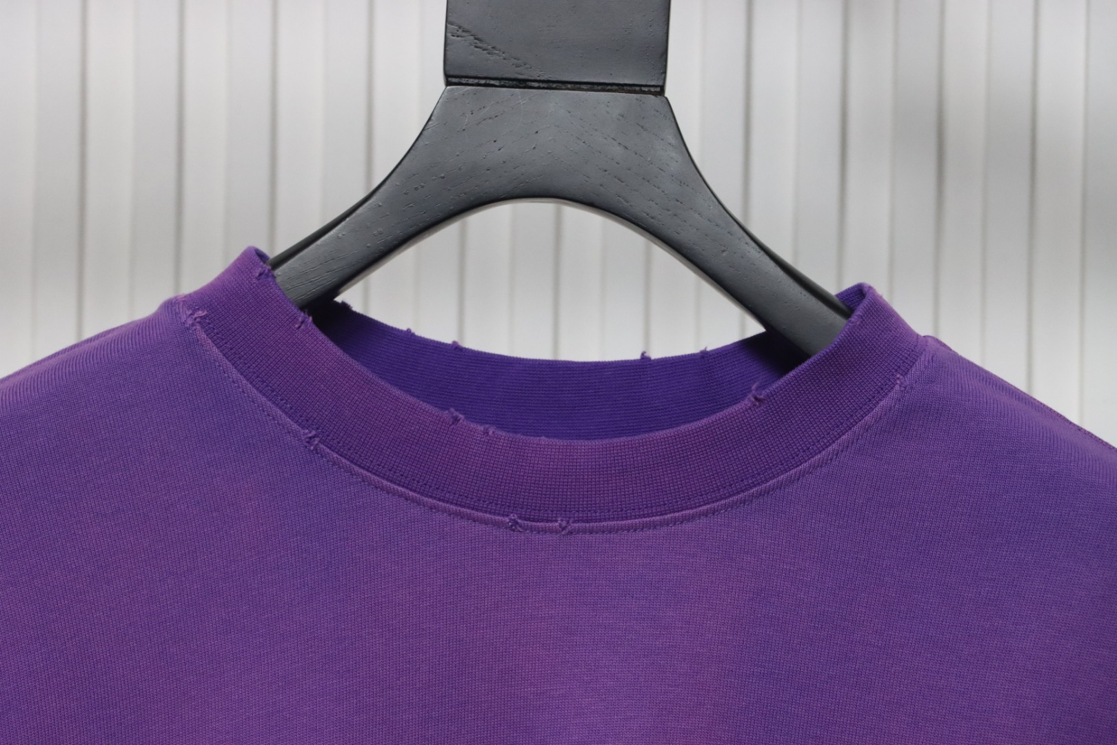 Coco Shoes Chrome Hearts Cross Embroidered Washed T-Shirt Purple