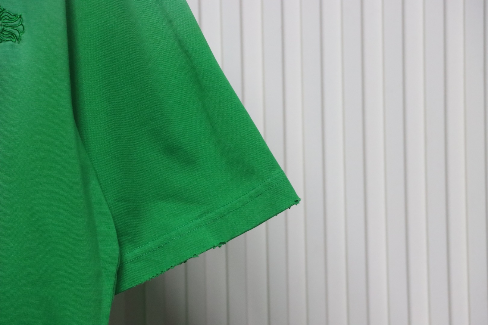 Coco Shoes Chrome Hearts Cross Embroidered Washed T-Shirt Green