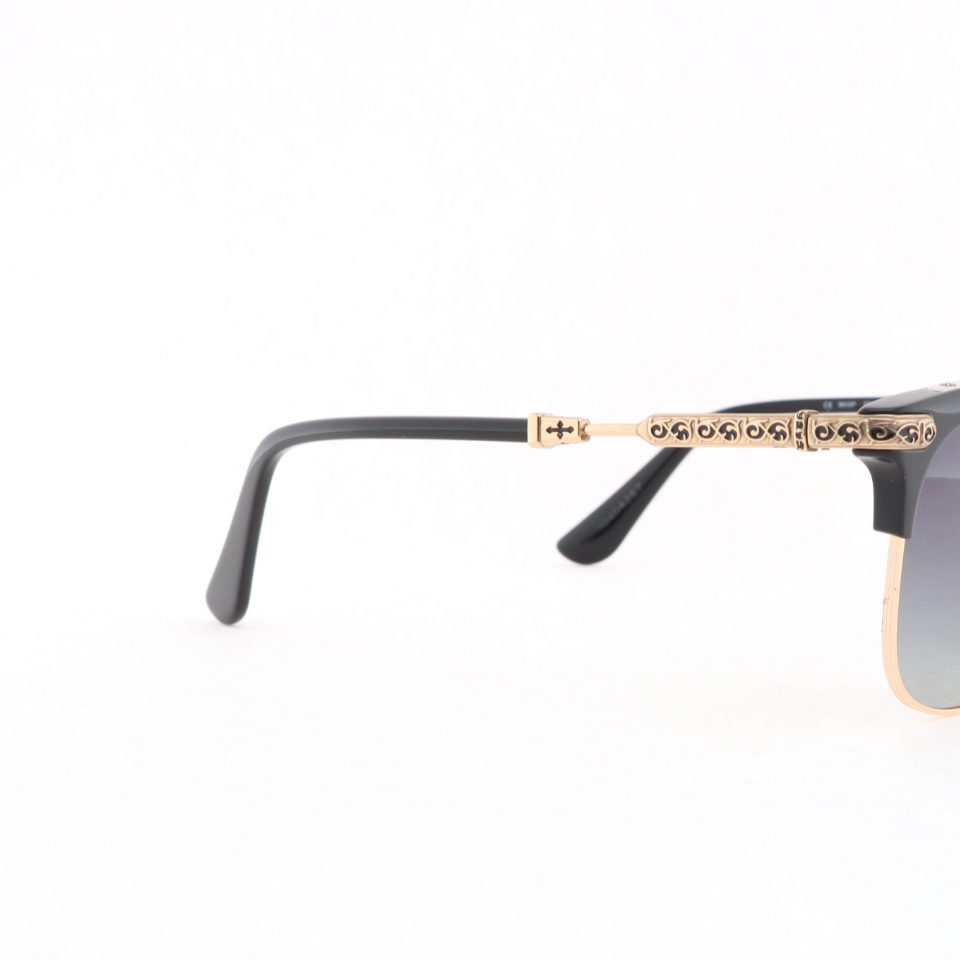 Chrome Hearts Vertical Smile II Eyeglasses Gold