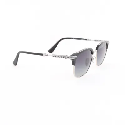 Chrome Hearts Vertical Smile II Eyeglasses Silver 02
