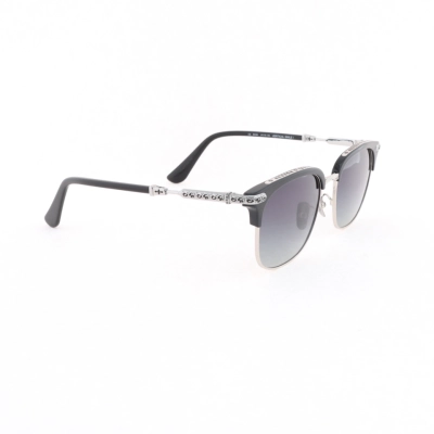 Chrome Hearts Vertical Smile II Eyeglasses Silver 02