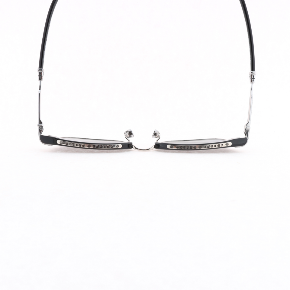 Chrome Hearts Vertical Smile II Eyeglasses Silver