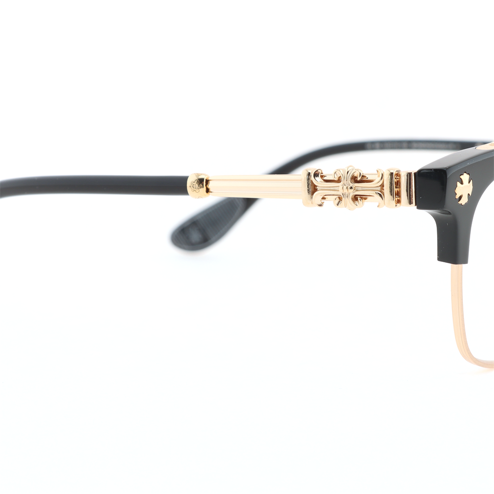 Chrome Hearts Bonennoisseur II Eyewear Black/Gold Plated