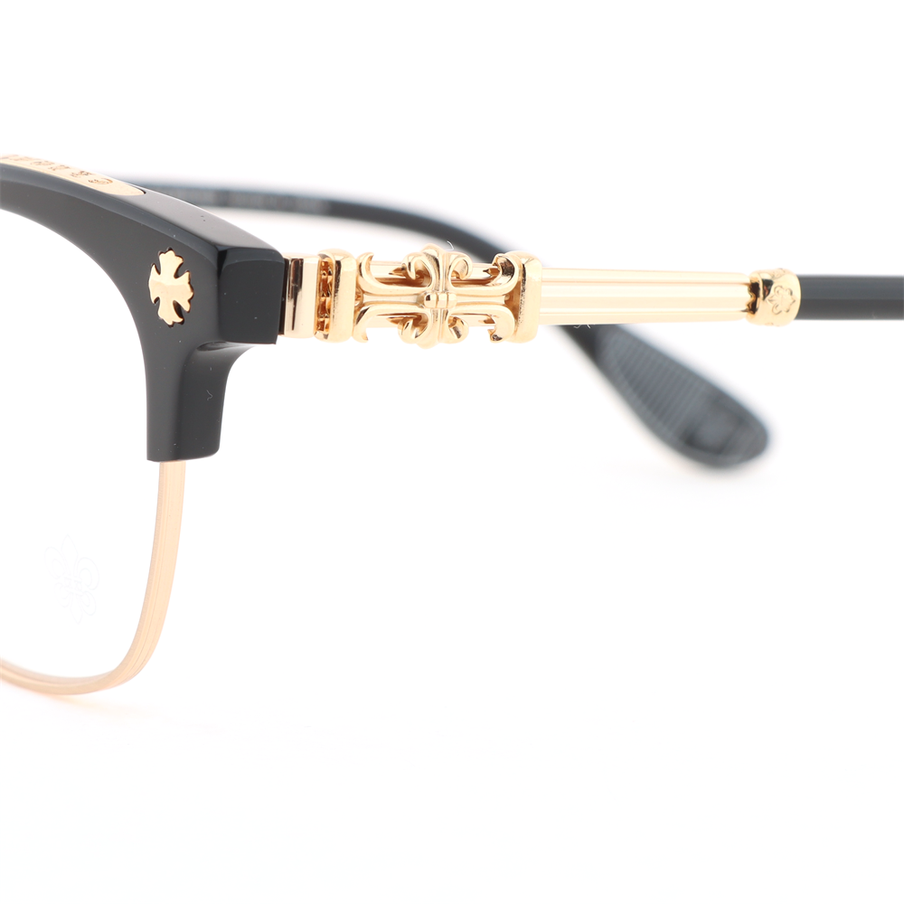 Chrome Hearts Bonennoisseur II Eyewear Black/Gold Plated