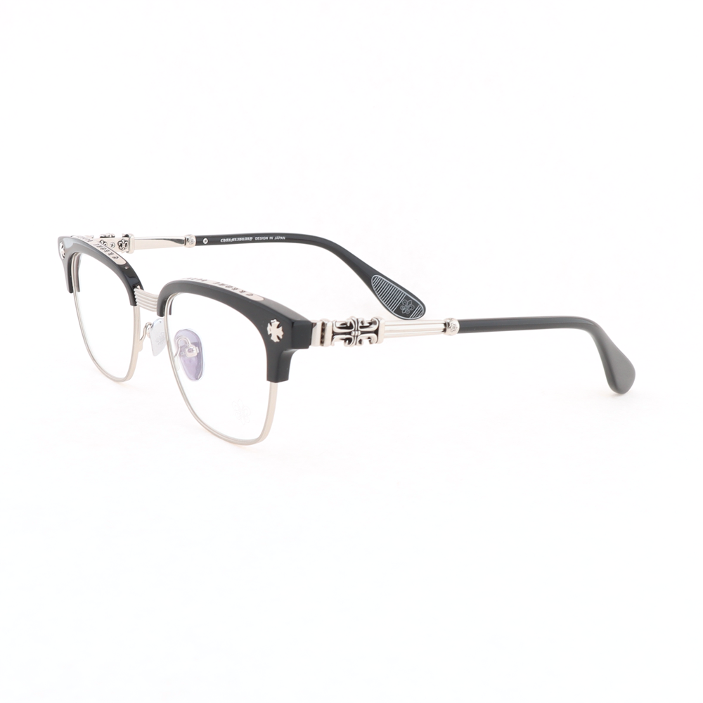 Chrome Hearts Bonennoisseur II Eyewear Black/Silver Plated