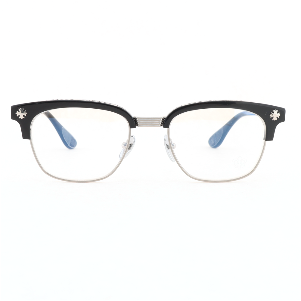 Chrome Hearts Bonennoisseur II Eyewear Black/Silver Plated