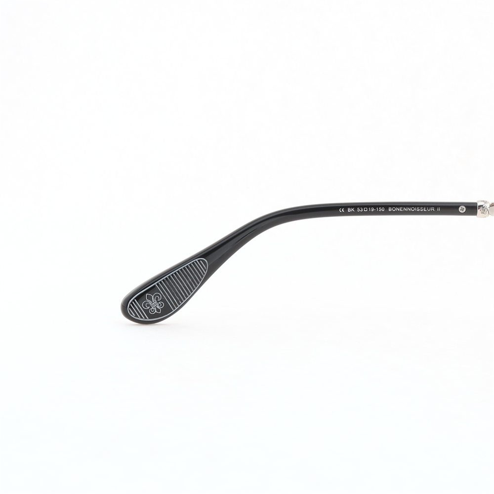 Chrome Hearts Bonennoisseur II Eyewear Black/Silver Plated