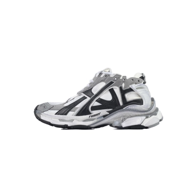 Coco Shoes Balenciaga Runner Sneaker Grey White Black 772774 W3RNY 9012 01