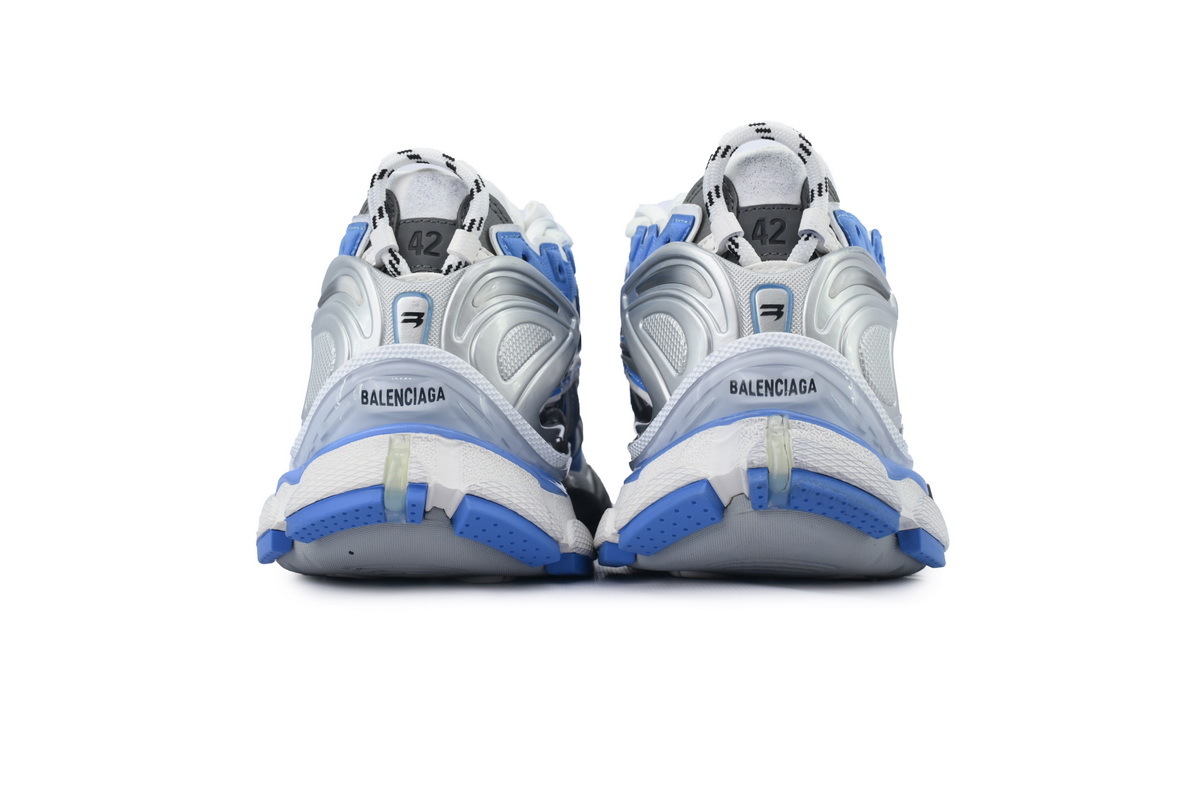 Balenciaga Runner Sneaker Worn Out Blue Grey 772774 W3RNY 4912