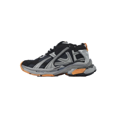 Balenciaga Runner Sneaker Black Fluo Orange 772774 W3RNY 1878 01