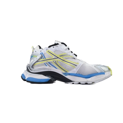 Balenciaga Runner Sneaker White Yellow Blue 772774 W3RMU 9074 02