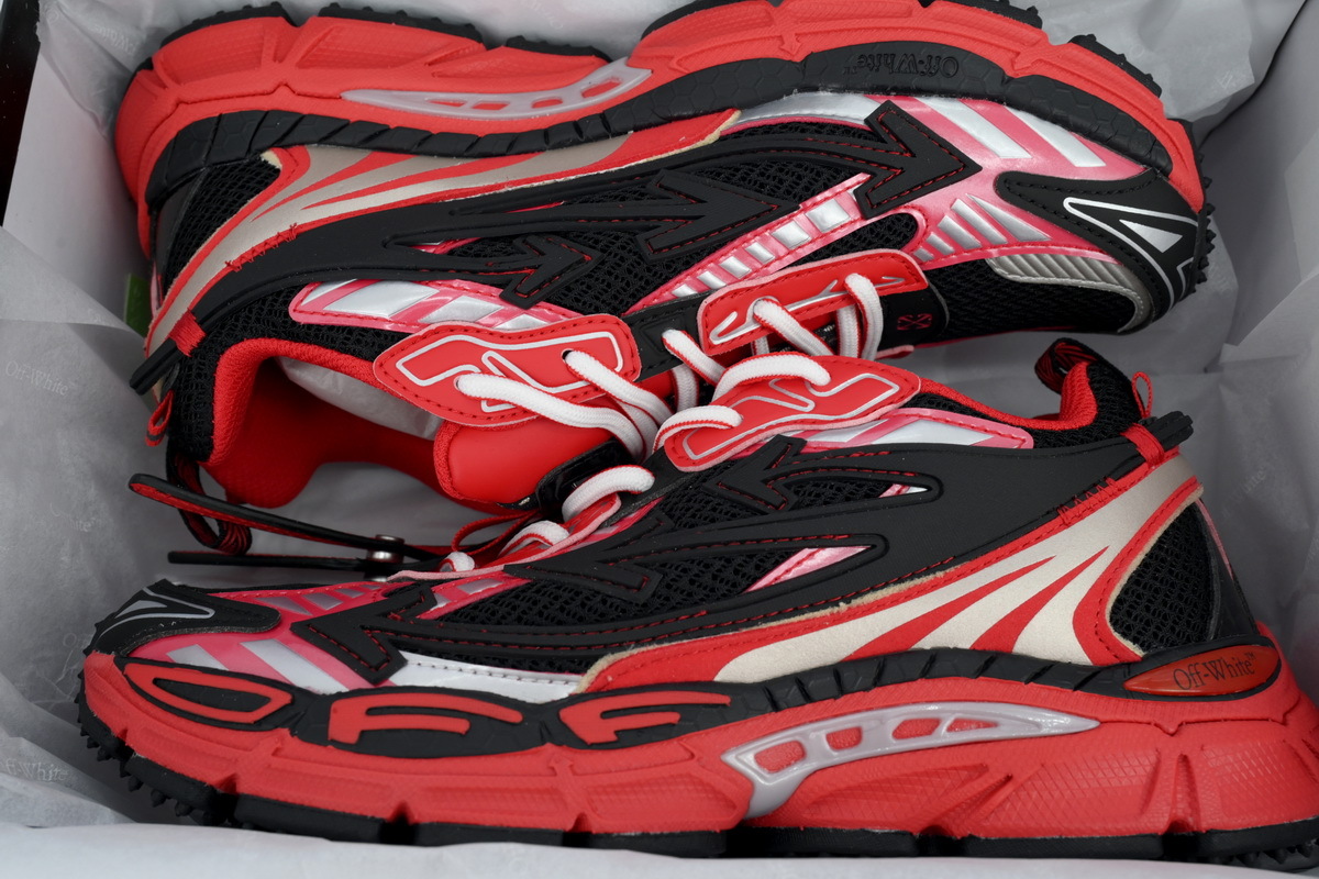 Off-white Be Right Back Black Red OMIA295V24 FAB00 11025