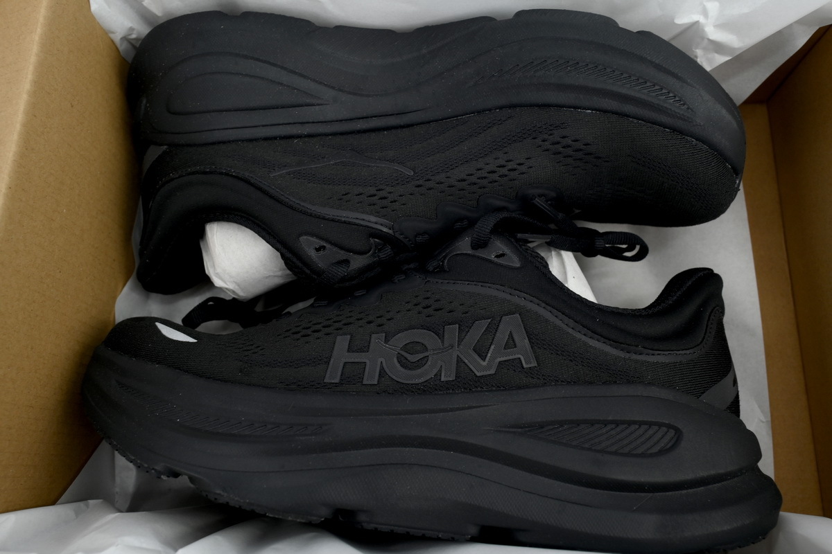 Coco Shoes Hoka One One Bondi 9 Triple Black 1162011-BBLC