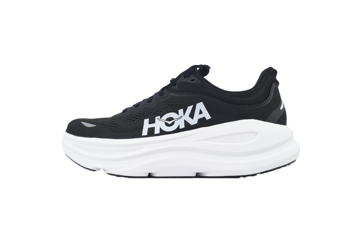 Coco Shoes Hoka One One Bondi 9 Black White 1162011-BWHT