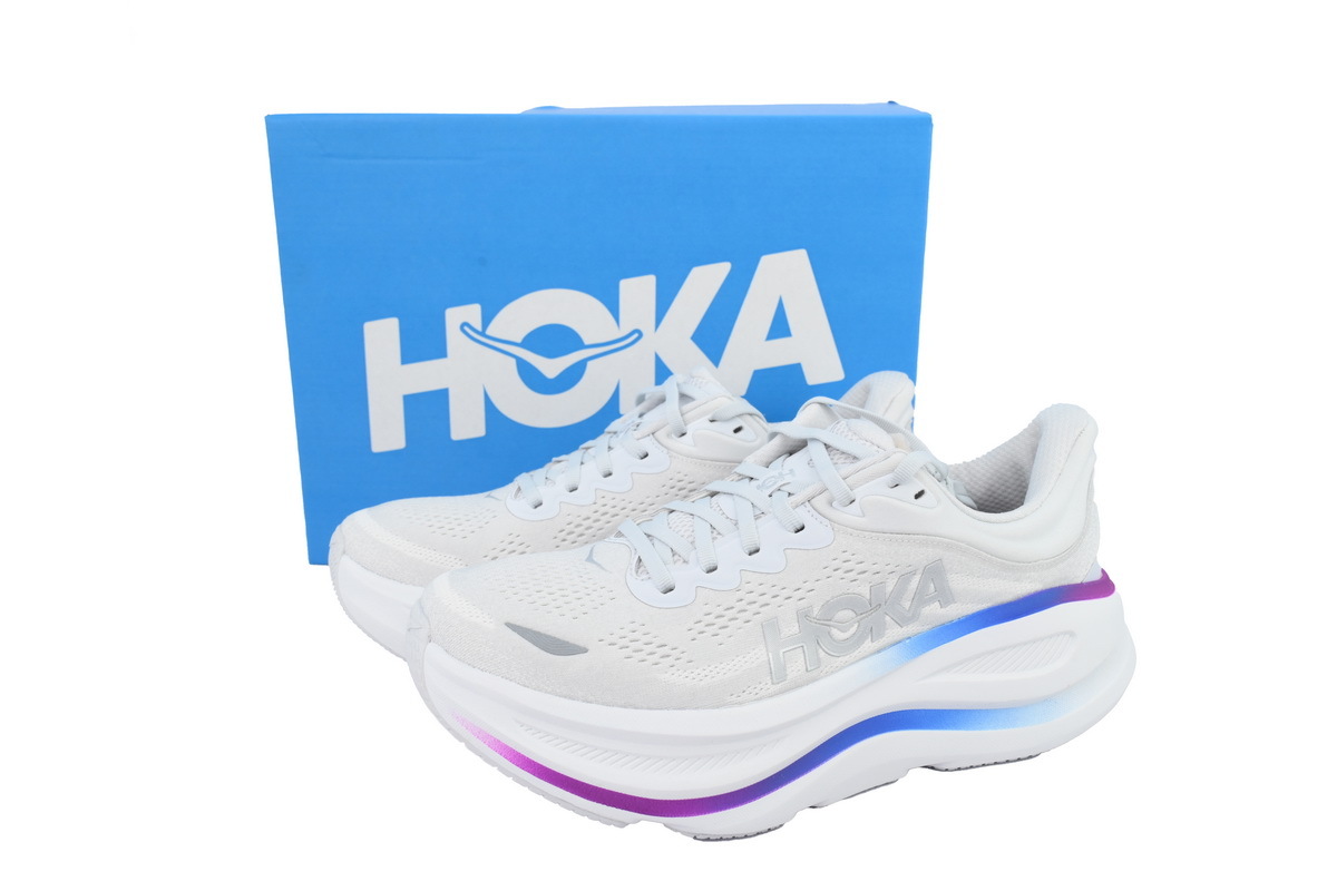 Coco Shoes Hoka One One Bondi 9 Cosmic Grey Purple 1162012-CYWH