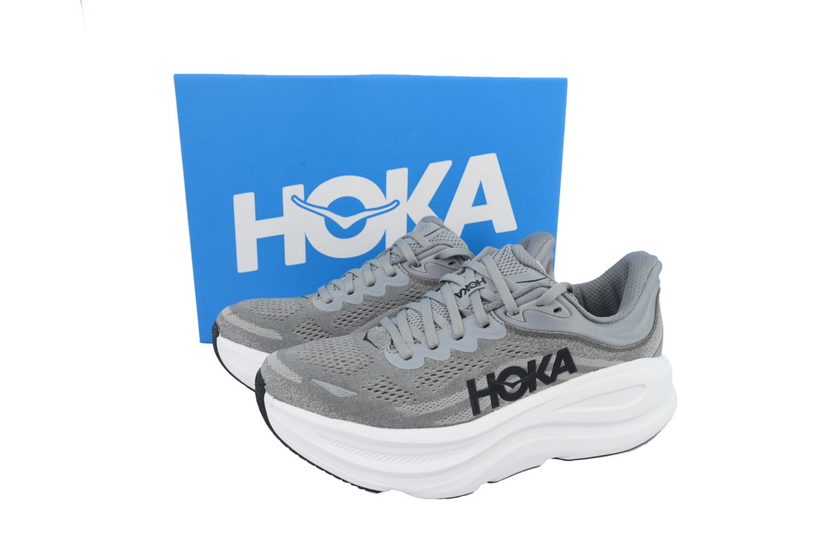 Coco Shoes Hoka One One Bondi 9 Grey 1162013-GCTC 