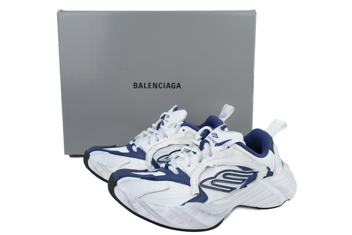 Balenciaga Monday Sneaker White Blue 825417 WDWTS 4090 