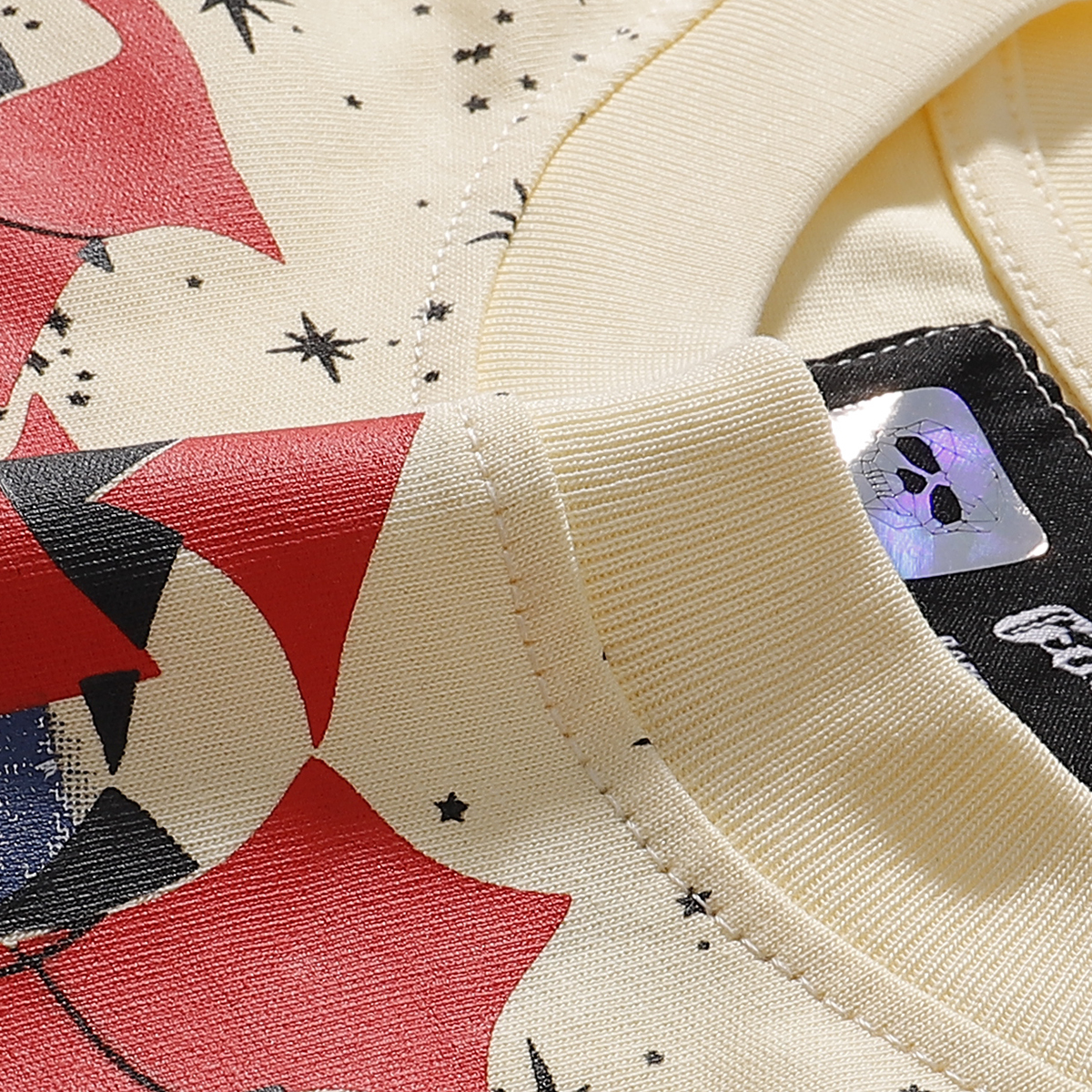 Godspeed No Looking Back T-Shirt #7072 Black Red/Apricot/Black Yellow