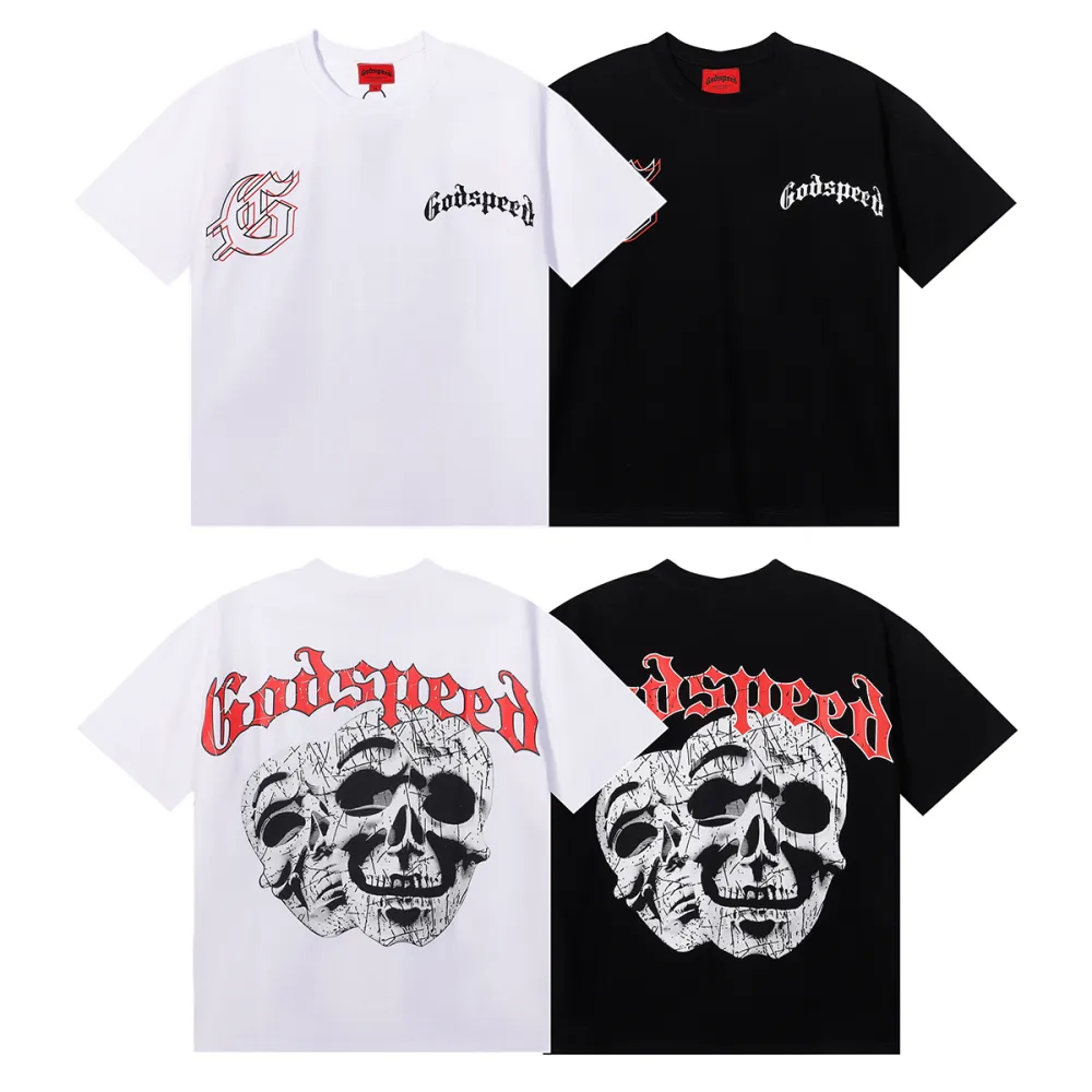 Godspeed Last Laugh T-shirt #7071 Black/White