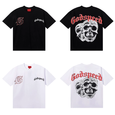 Coco Shoes Godspeed Last Laugh T-shirt #7071 Black/White 02