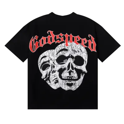 Godspeed Last Laugh T-shirt #7071 Black/White 01