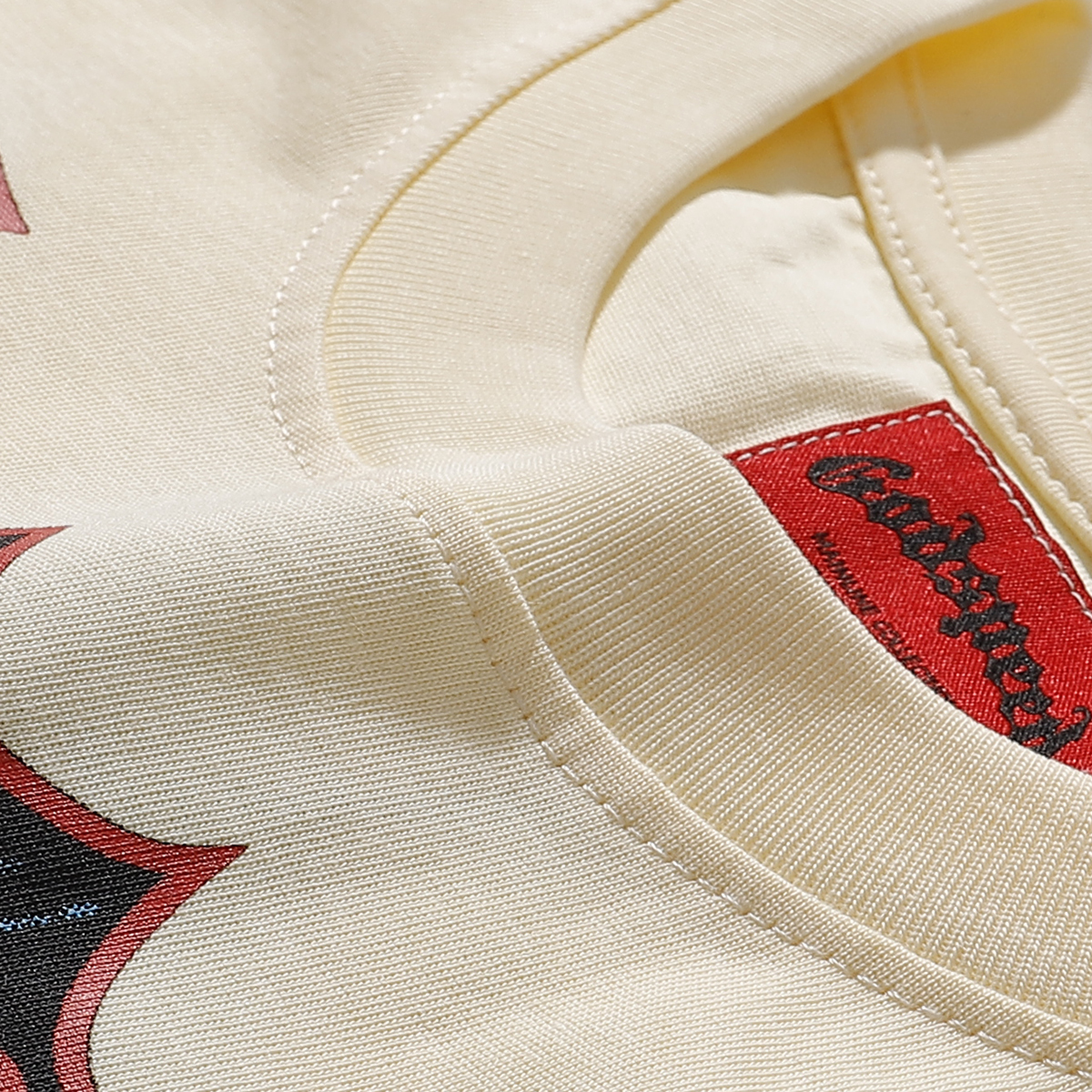 Godspeed Smell The Roses T-shirt #7070 Black/Apricot