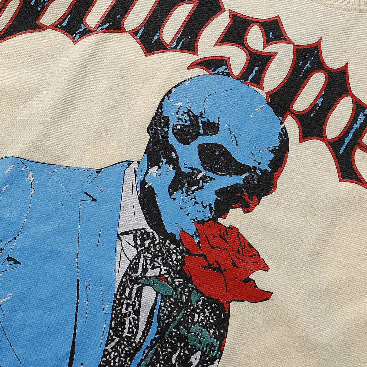 Godspeed Smell The Roses T-shirt #7070 Black/Apricot