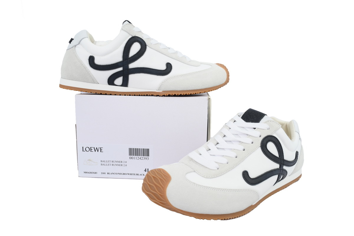 Loewe Ballet Runner 2.0 White Black LLBR282X01-2101