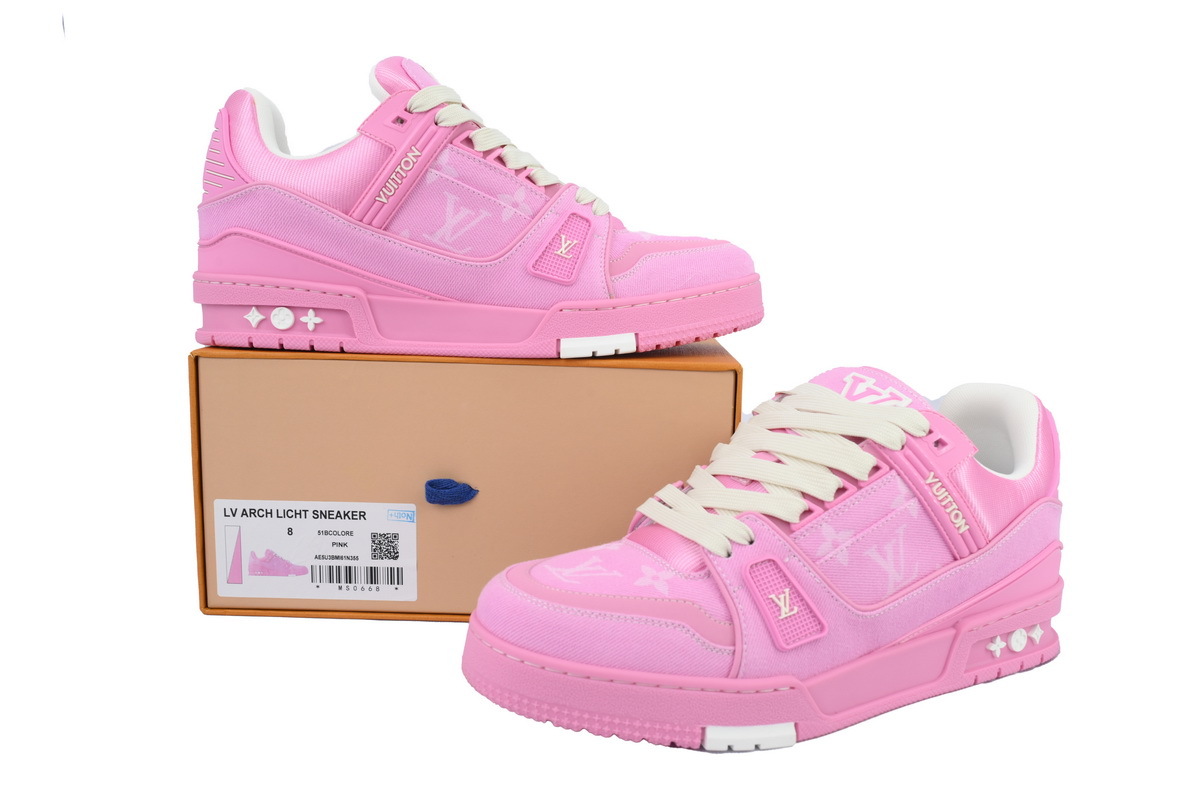 Coco Shoes Louis Vuitton Trainer Pink Cowboy