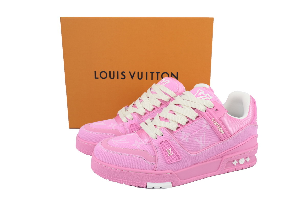 Coco Shoes Louis Vuitton Trainer Pink Cowboy