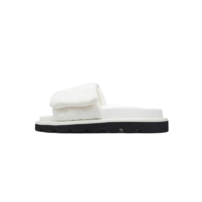 Louis Vuitton Pool Pillow Flat Comfort Mules White 01