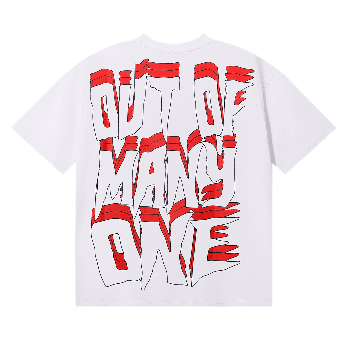 Godspeed Skele Rarri T-shirt #7069 Black/White/Red