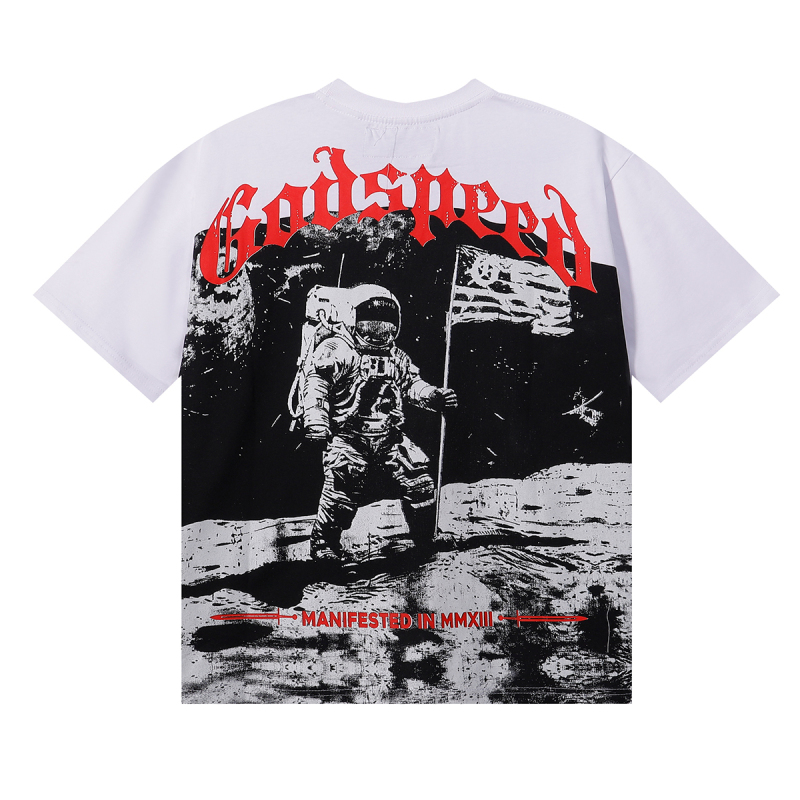 Godspeed 1969 Crew Neck T-shirt #7068 Black/White