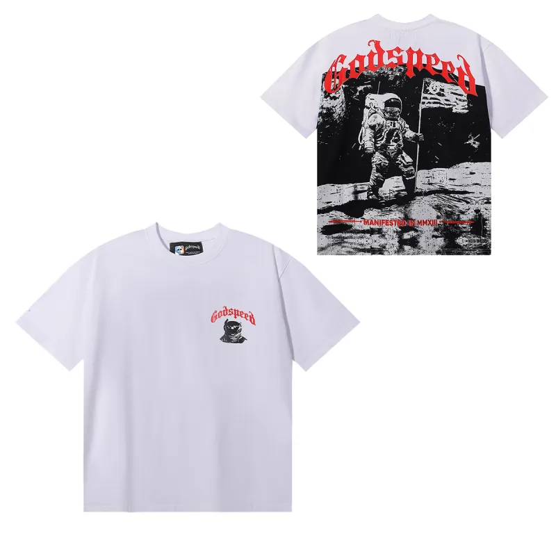 Godspeed 1969 Crew Neck T-shirt #7068 Black/White