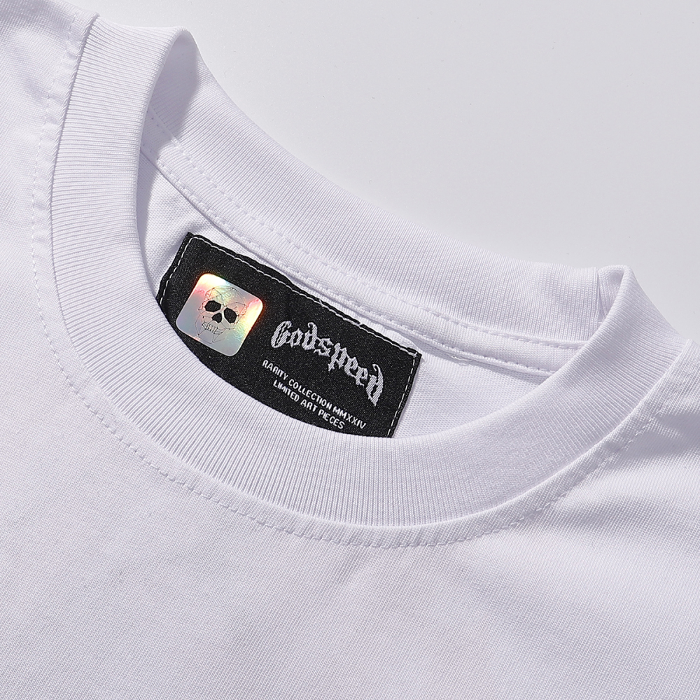 Godspeed 1969 Crew Neck T-shirt #7068 Black/White