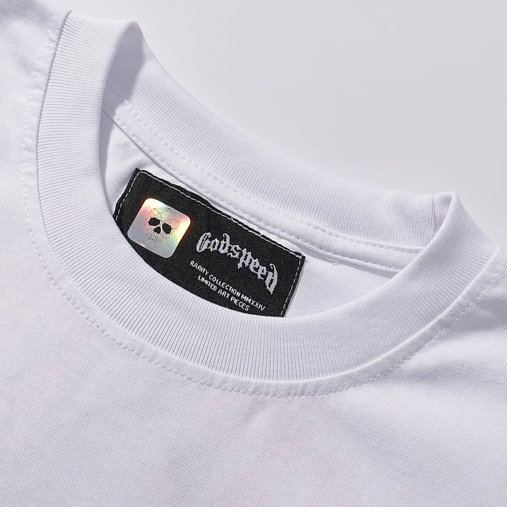 Godspeed 1969 Crew Neck T-shirt #7068 Black/White
