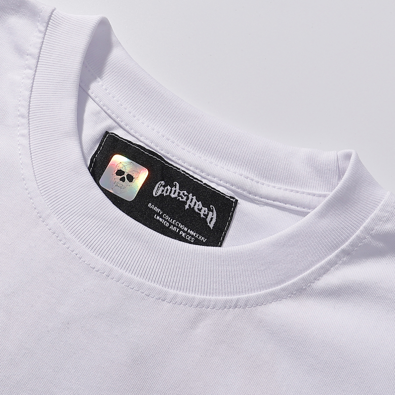 Godspeed 1969 Crew Neck T-shirt #7068 Black/White