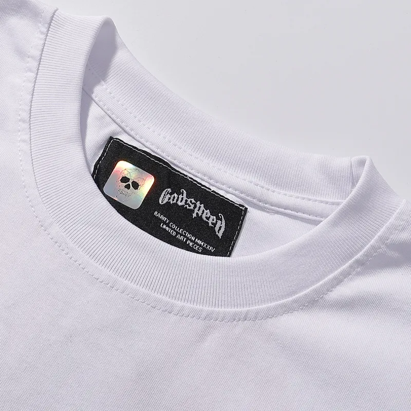 Godspeed 1969 Crew Neck T-shirt #7068 Black/White