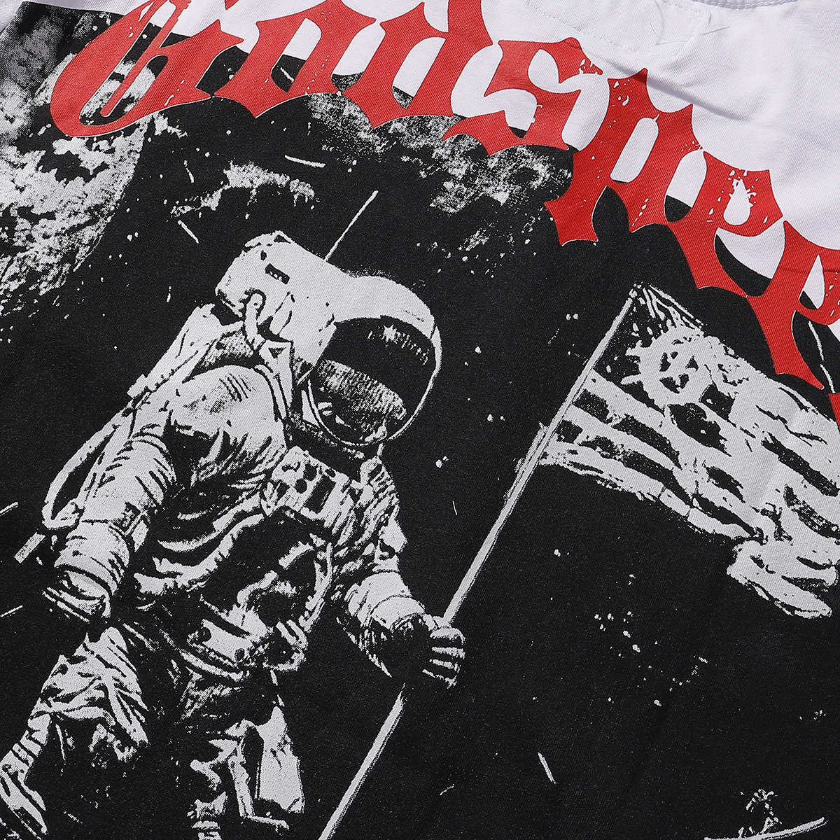 Godspeed 1969 Crew Neck T-shirt #7068 Black/White