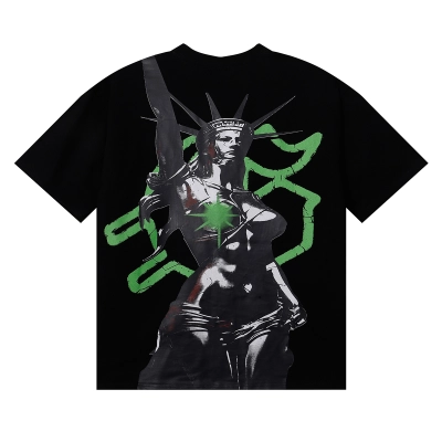 Godspeed Modern Liberty T-shirt #7067 Black/Apricot 02