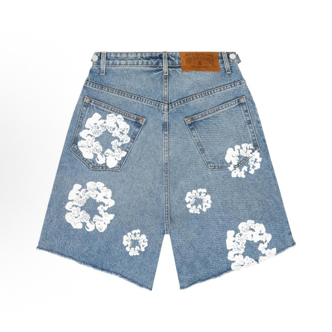 Denim Tears x Lev's Cotton Wreath Jean Short Light Wash 404-081-30
