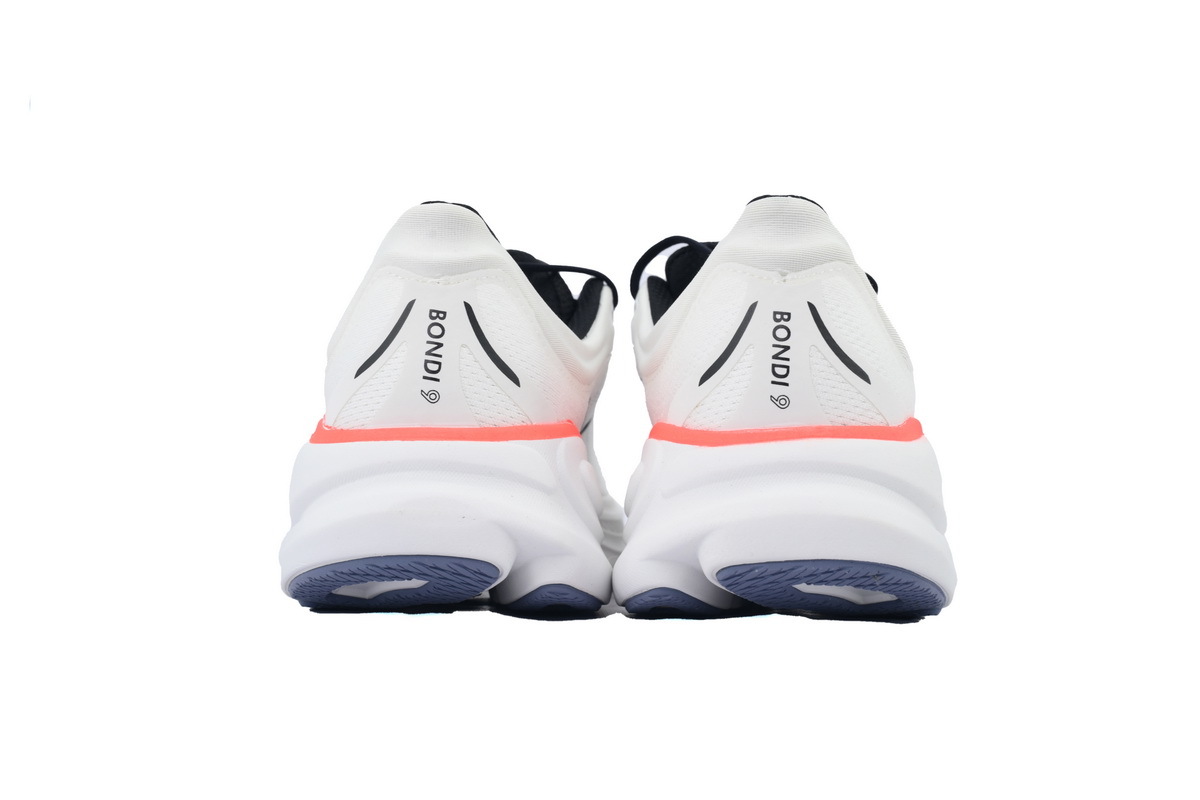 Coco Shoes Hoka One One Bondi 9 Black White Red 1162011-WBLC