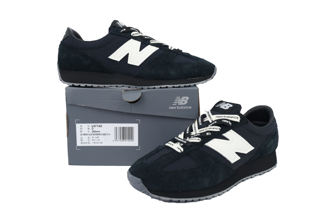 Coco Shoes New Balance 471 Black And White U471AE