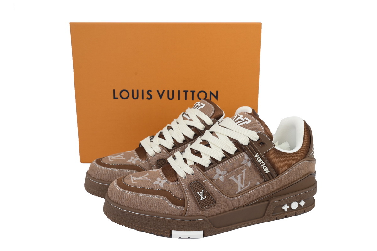 Coco Shoes Louis Vuitton Trainer Brown Cowboy